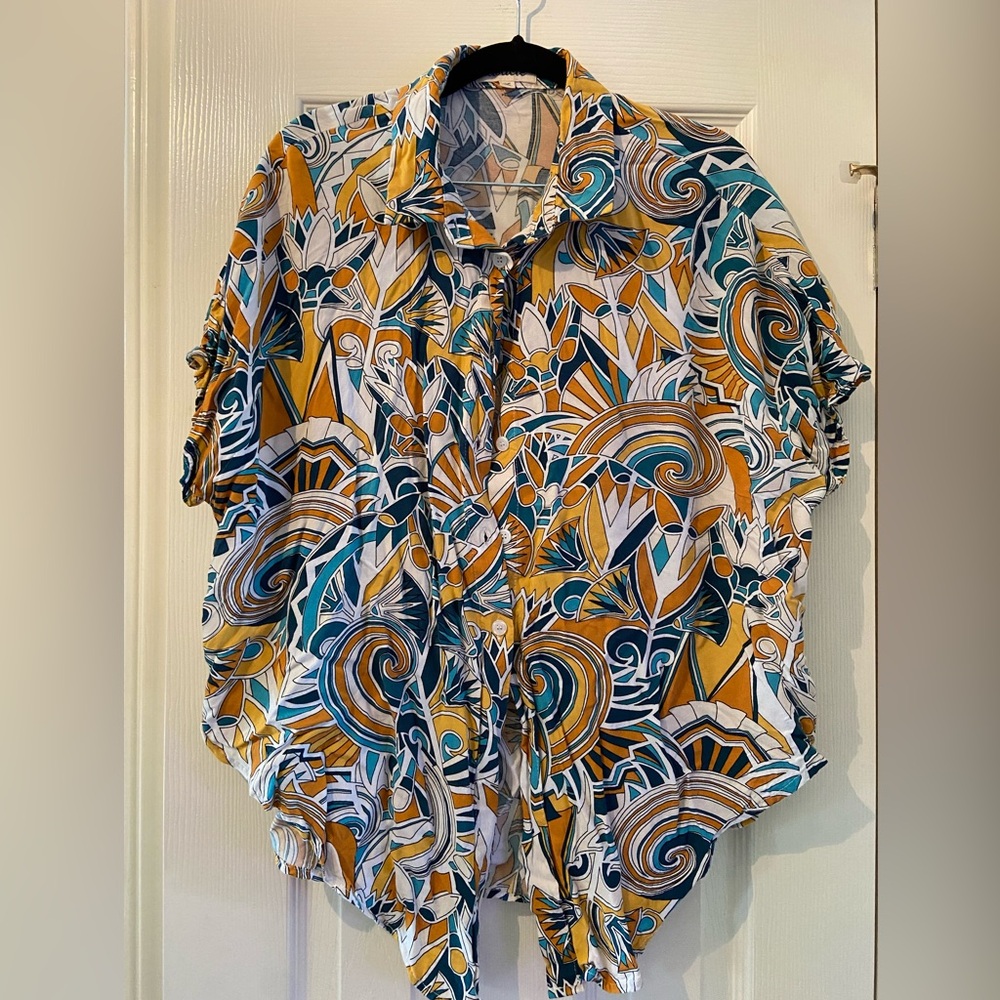 Listicle Paisley Shirt Size Large